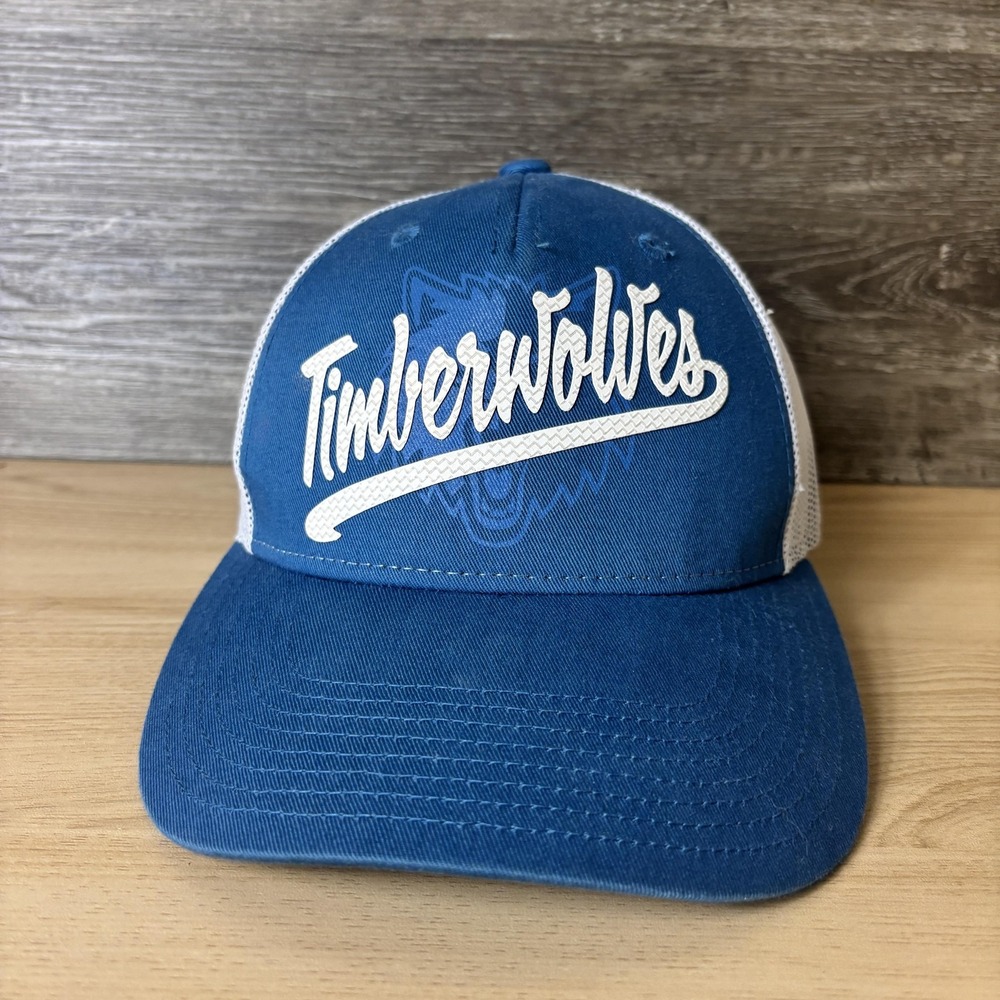 Minnesota Timberwolves Hat Cap Snap Back Blue NBA Basketball adidas Mens